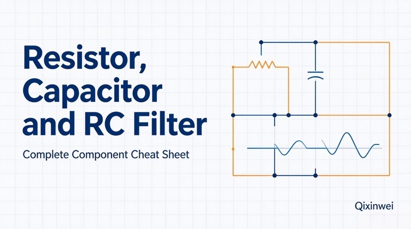 Resistors, Capacitors and RC Filters: A Practical Guide to Principles, Selection, Testing and Circuit Design