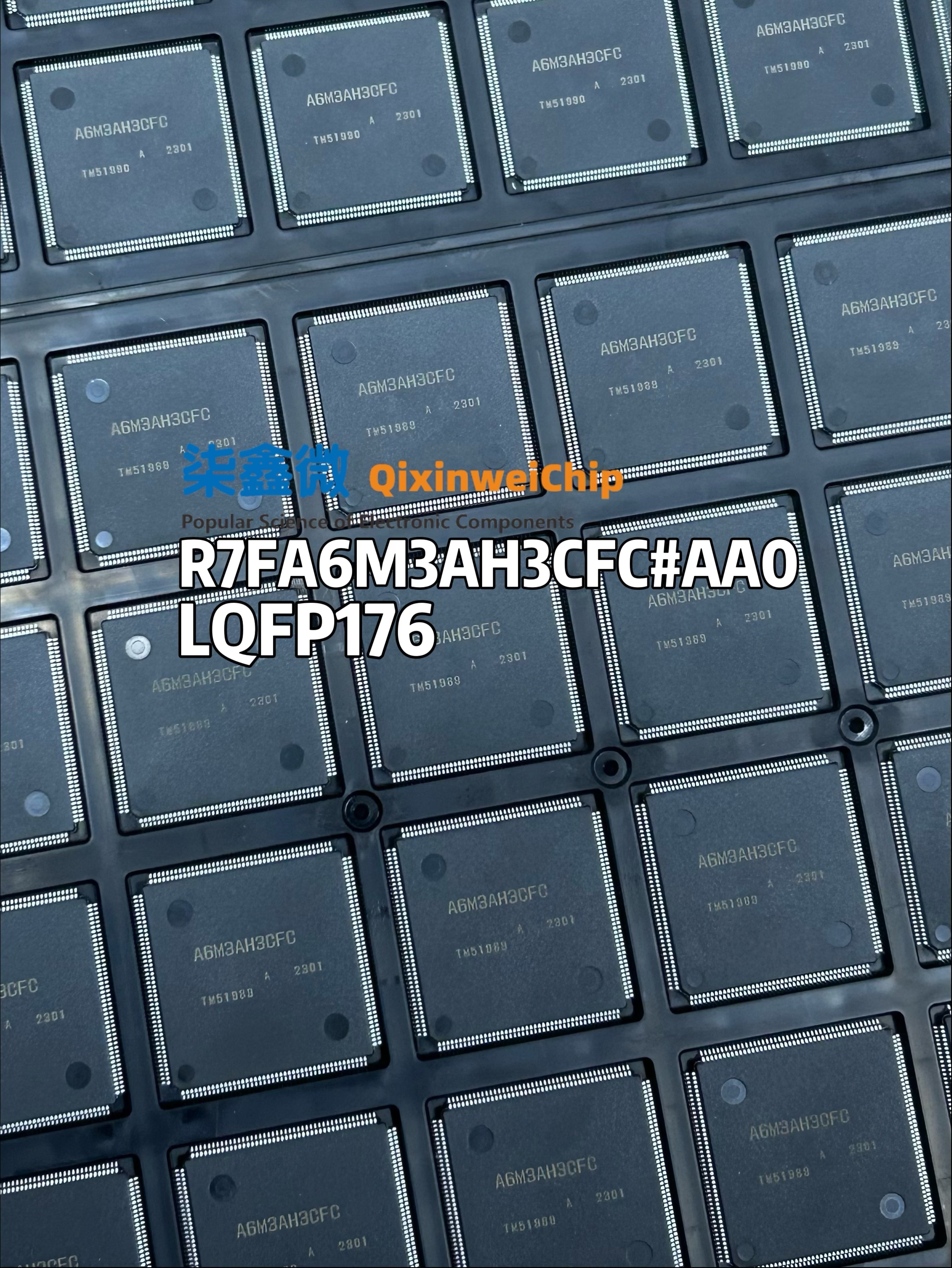R7FA6M3AH3CFC#AA0 Renesas RA6M3 Series MCU Guide:120 MHz Cortex-M4 with TFT Controller, Ethernet MAC,176-LQFP R7FA6M3AH3CFC,RA6M3 MCU,Cortex-M4 MCU,TFT controller MCU,HMI microcontroller,industrial IoT MCU,Ethernet MCU,USB High-Speed MCU,RA6M3 microcontroller,176-LQFP MCU