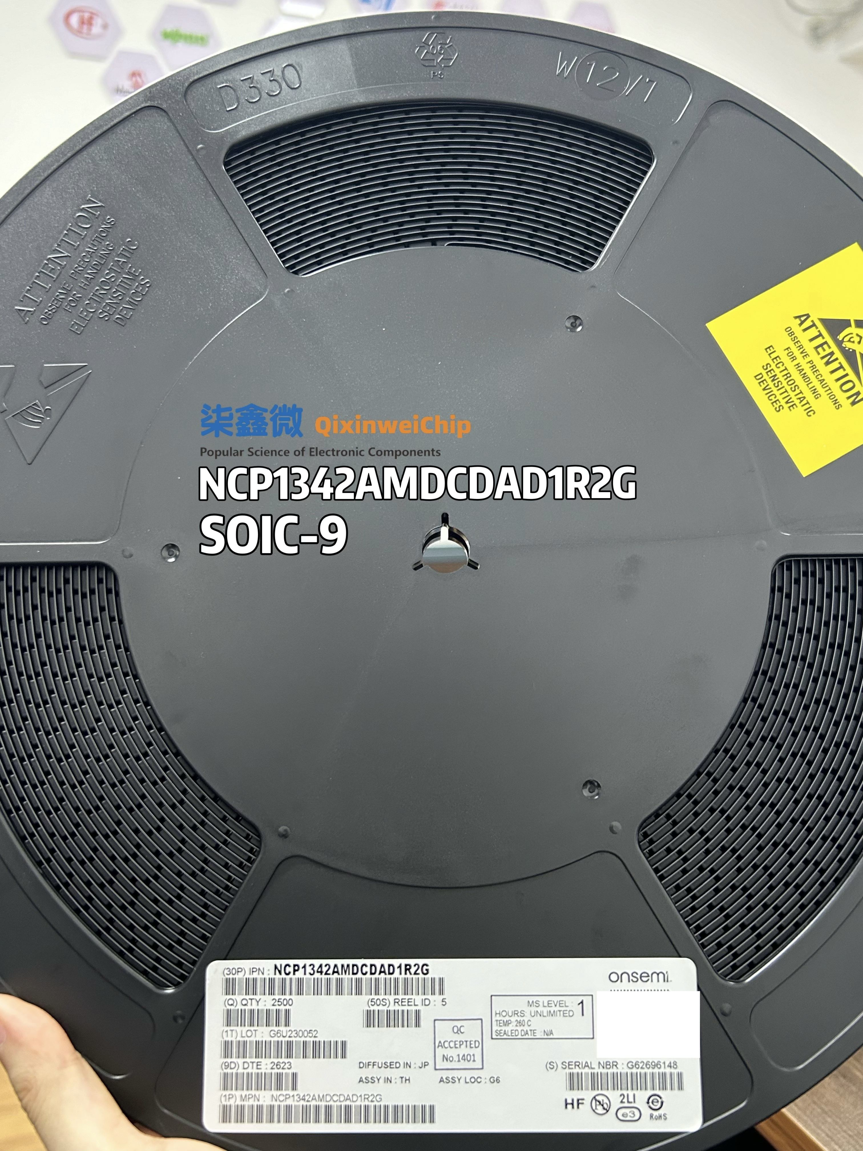 The NCP1342AMDCDAD1R2G Guide: Quasi-Resonant Flyback Controller NCP1342AMDCDAD1R2G,quasi-resonant flyback controller,NCP1342,SOIC-9 controller,AC-DC power controller