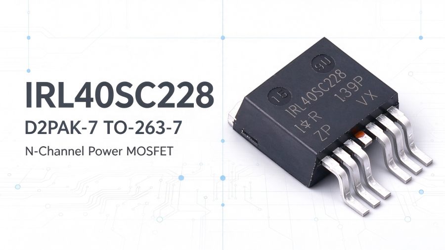 IRL40SC228 StrongIRFETTM N-Channel Power MOSFET Analysis:40V StrongIRFET, 0.65mΩ, D2PAK-7 for High-Current Drive