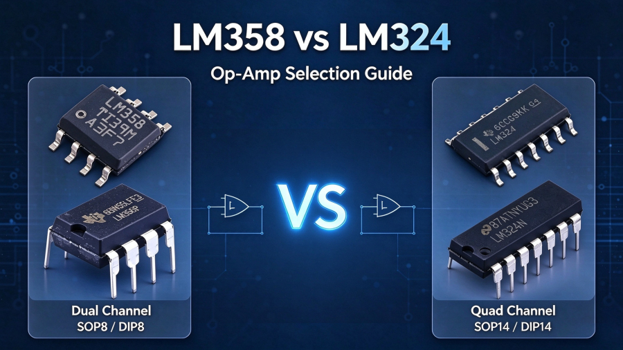 LM358 vs. LM324: A Selection Guide