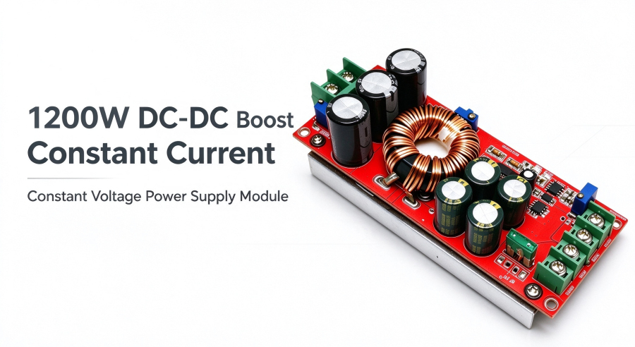 1200W DC-DC Boost CC/CV Power Module: High-Power Step-Up Solution for Your Projects