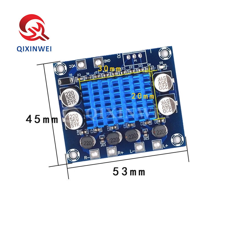 XH-A232 TPA3110 2x30W Digital Amplifier Board – DC8-26V Stereo Class D Module XH-A232 TPA3110 2x30W Digital Amplifier Board DC8-26V Stereo Class D