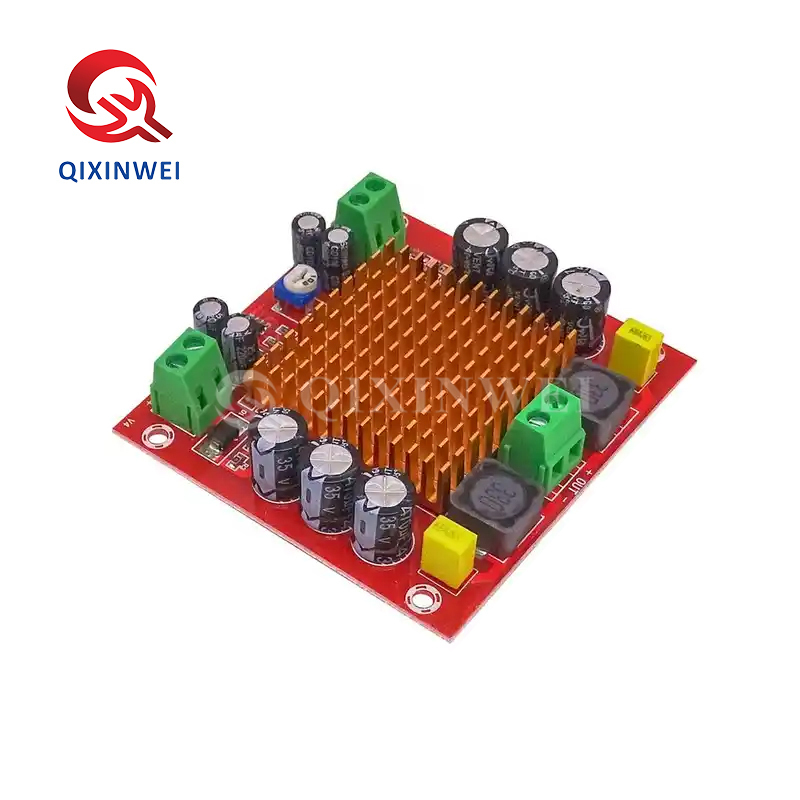 XH-M544 TPA3116 mono 150W digital amplifier board, 12-26V wide supply, 90% efficiency, 100dB SNR, onboard volume control — perfect for DIY subwoofers and car audio upgrades XH-M544 TPA3116 Mono 150W Digital Amplifier Board DC12-26V Class D Audio Module