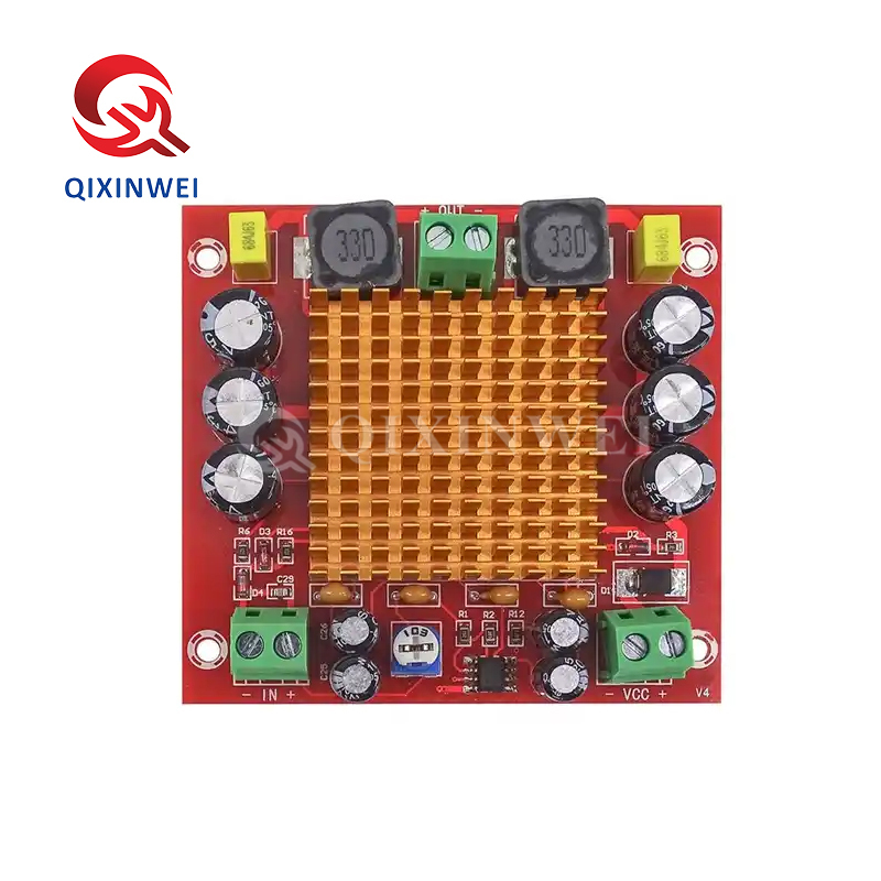 XH-M544 TPA3116 mono 150W digital amplifier board, 12-26V wide supply, 90% efficiency, 100dB SNR, onboard volume control — perfect for DIY subwoofers and car audio upgrades XH-M544 TPA3116 Mono 150W Digital Amplifier Board DC12-26V Class D Audio Module