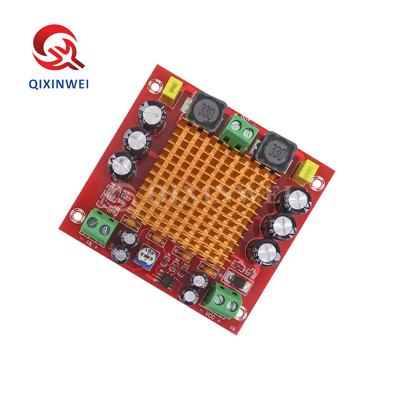 XH-M544 TPA3116 mono 150W digital amplifier board, 12-26V wide supply, 90% efficiency, 100dB SNR, onboard volume control — perfect for DIY subwoofers and car audio upgrades XH-M544 TPA3116 Mono 150W Digital Amplifier Board DC12-26V Class D Audio Module