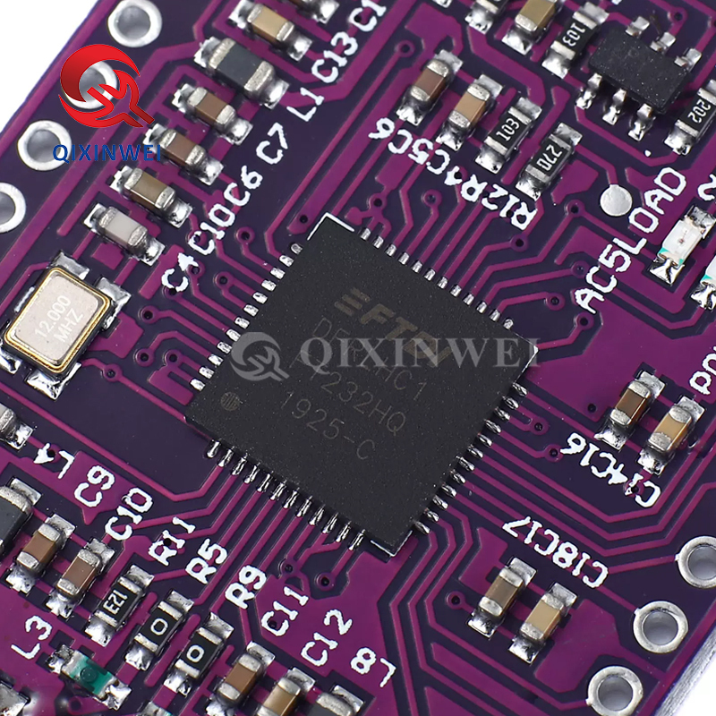 FT232H high-speed multi-protocol USB bridge supports JTAG/SPI/I2C/UART/FIFO with MPSSE technology, 480Mbps — ideal for FPGA debugging, Flash programming, and custom interface development FT232H USB to JTAG UART FIFO SPI I2C High Speed Multi-Protocol Module