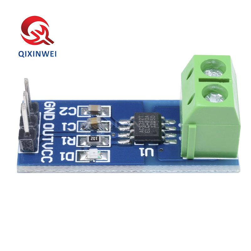 ACS712 Current Sensor Module 5A 20A 30A Hall Effect AC DC Measurement ACS712 Current Sensor Module 5A 20A 30A Hall Effect AC DC Measurement