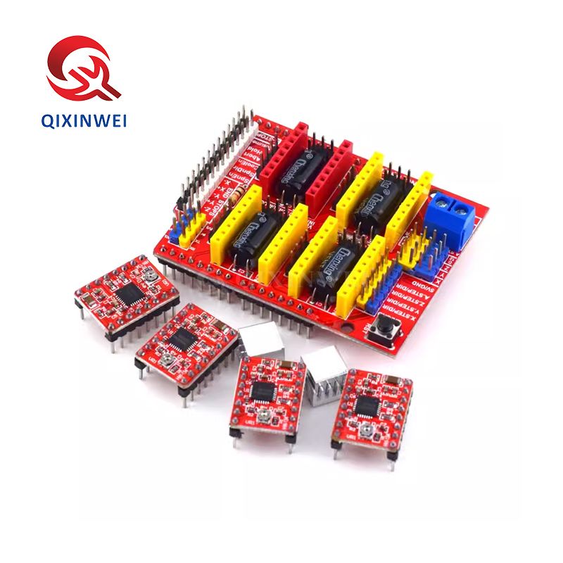 CNC Shield V3 Expansion Board 4 Axis for A4988 Driver 3D Printer Engraving Machine CNC Shield V3 Expansion Board 4 Axis for A4988 Driver 3D Printer Engraving Machine