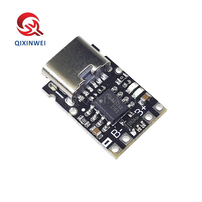TP4057 1A Lithium Battery Charging Board Type-C with Protection for Polymer Battery TP4057 1A Lithium Battery Charging Board Type-C with Protection for Polymer Battery