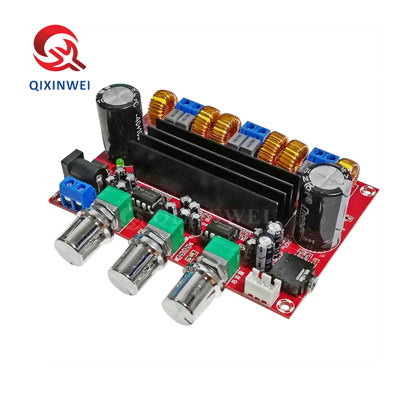 TPA3116D2 2.1 Channel Digital Amplifier Board 2x50W+100W Subwoofer TPA3116D2 2.1 Channel Digital Amplifier Board 2x50W+100W Subwoofer