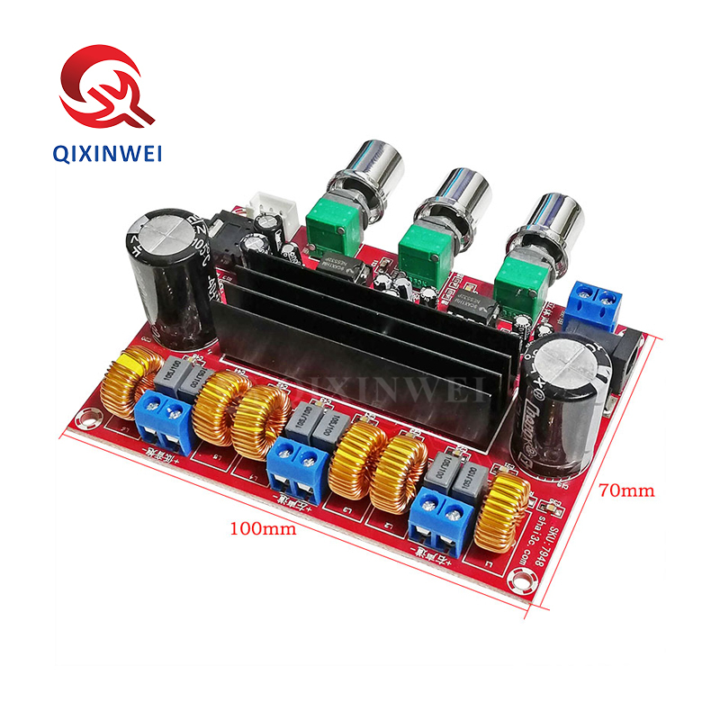 TPA3116D2 2.1 Channel Digital Amplifier Board 2x50W+100W Subwoofer TPA3116D2 2.1 Channel Digital Amplifier Board 2x50W+100W Subwoofer