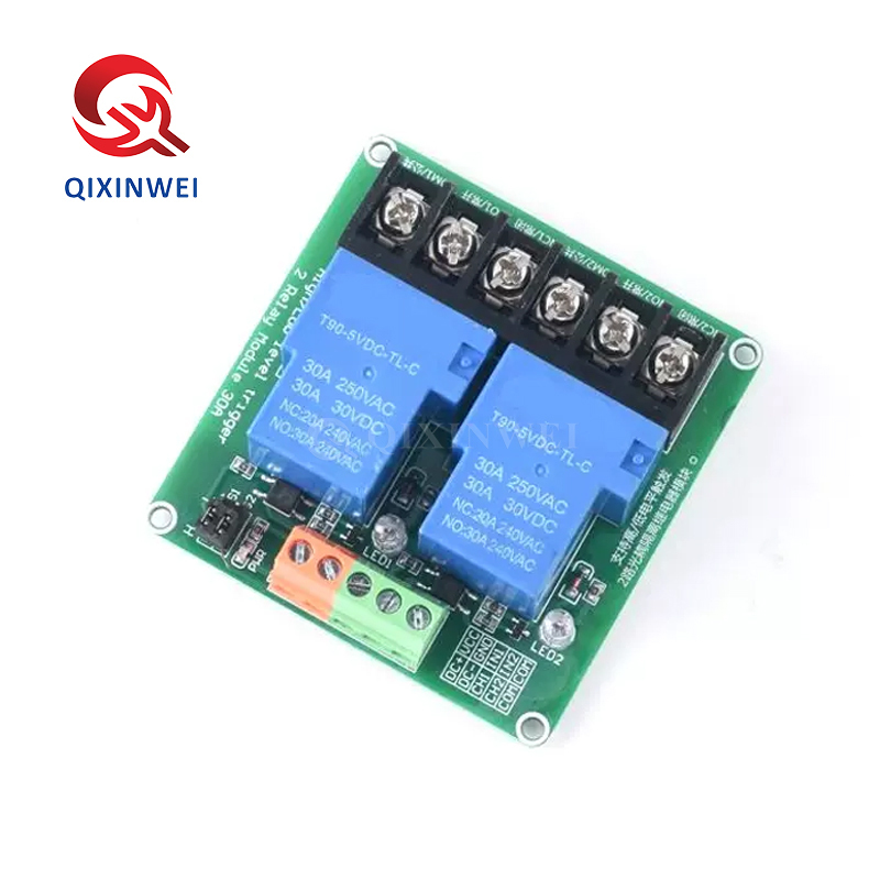 30A Relay Module High Low Level Trigger Optocoupler Isolation for PLC Automation Control 30A Relay Module High Low Level Trigger Optocoupler Isolation for PLC Automation Control