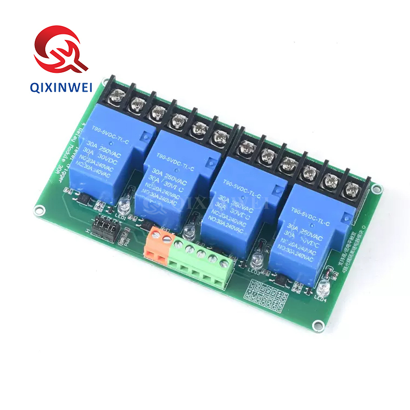 30A Relay Module High Low Level Trigger Optocoupler Isolation for PLC Automation Control 30A Relay Module High Low Level Trigger Optocoupler Isolation for PLC Automation Control