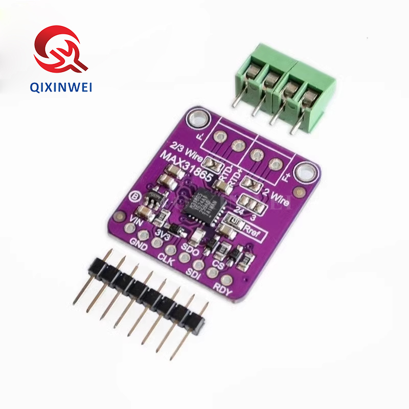 MAX31865 PT100 PT1000 RTD Temperature Sensor Module High Accuracy Detector MAX31865 PT100 PT1000 RTD Temperature Sensor Module High Accuracy Detector