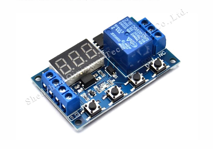 XY-J02 1-Channel Relay Delay Module Trigger Timer Cycle Switch Board XY-J02 1-Channel Relay Delay Module Trigger Timer Cycle Switch Board