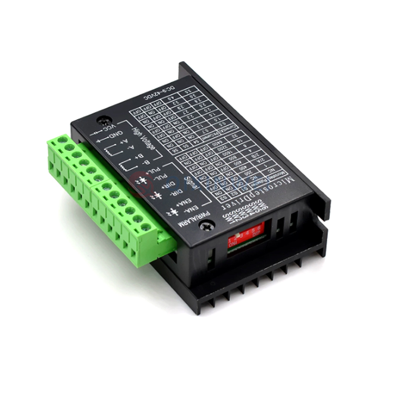 TB6600 Upgraded Stepper Motor Driver 42/57 Stepper Motor Drive Board 32 Micro-Step 4.0A 9-42V Anti-Interference Optocoupler Isolation TB6600 Upgraded Stepper Driver 32 Micro-Step 4.0A 42/57 Motor 9-42V