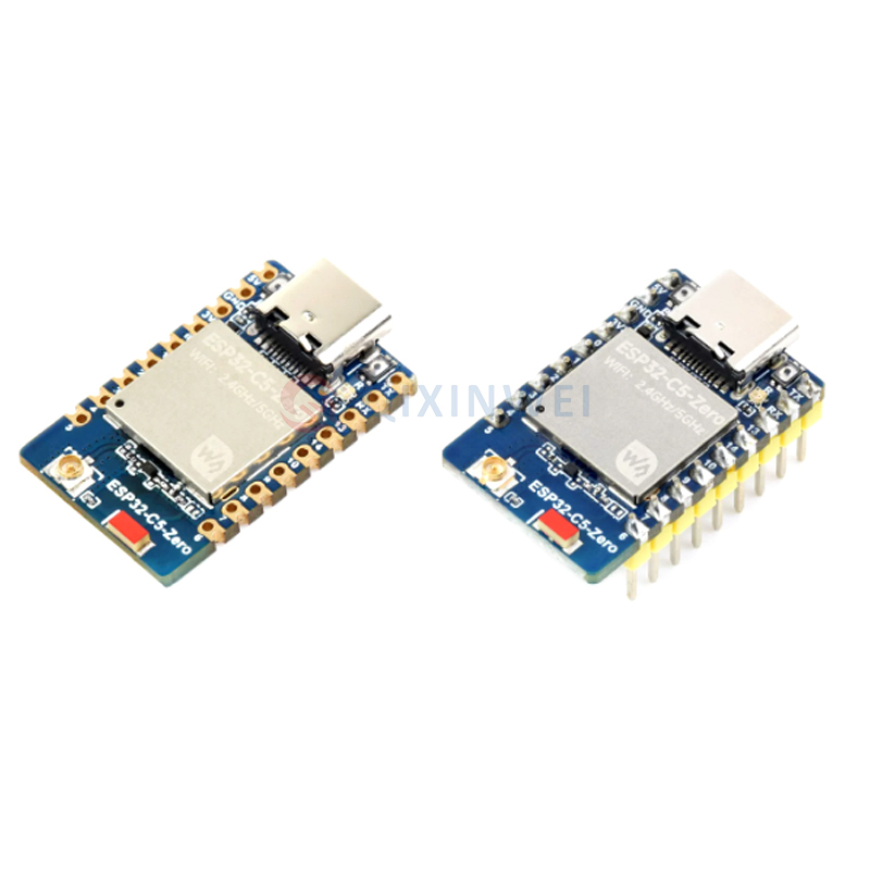 Waveshare ESP32-C5-Zero Mini Development Board RISC-V 32-Bit 240MHz Dual-Band Wi-Fi 6 Bluetooth 5.0 Waveshare ESP32-C5-Zero RISC-V Dual-Band WiFi6 BT5.0 Zigbee