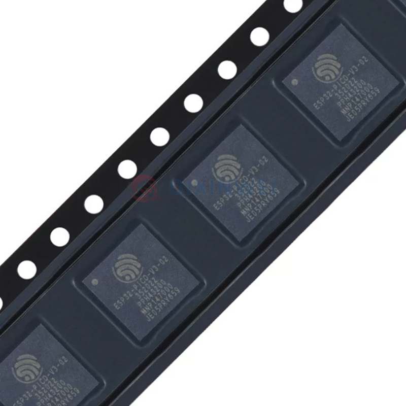 Espressif ESP32-PICO-V3-02 System-in-Package (SiP) Module Dual-Core 240MHz 8MB Flash 2MB PSRAM QFN-48 Espressif ESP32-PICO-V3-02 SiP Dual 240MHz 8MB Flash QFN-48