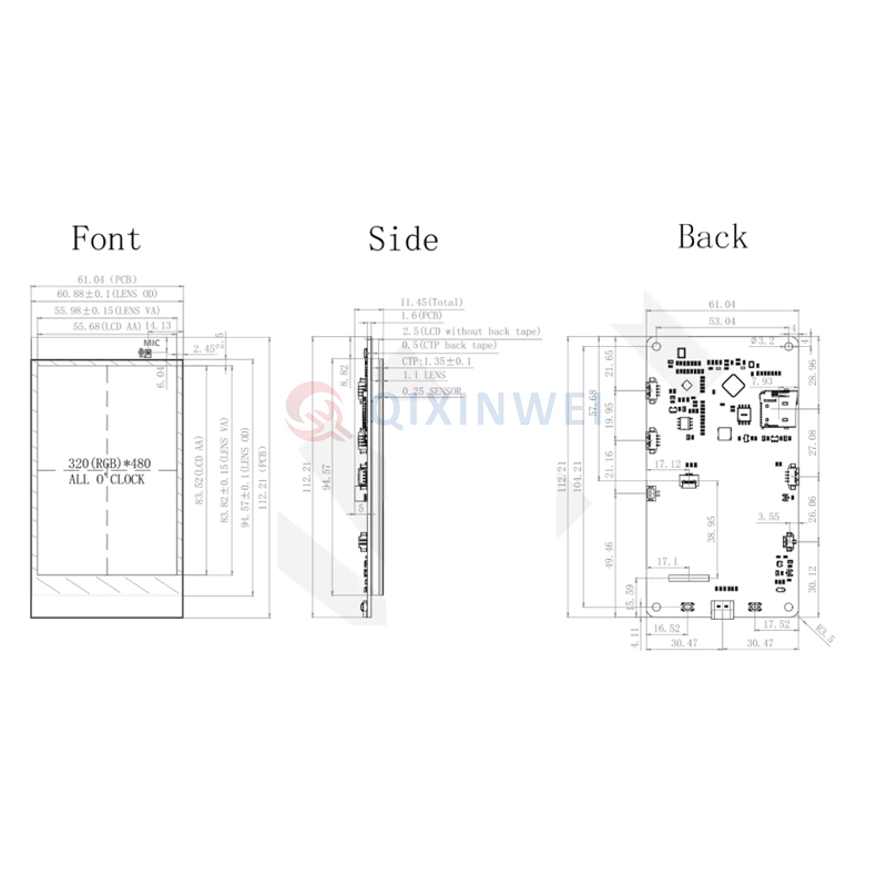 ES3C40P 4.0-inch ESP32-S3 Capacitive Touch Display Development Board 320×480 IPS with Speaker ES3C40P 4.0-inch ESP32-S3 Capacitive Touch Display Board Speaker