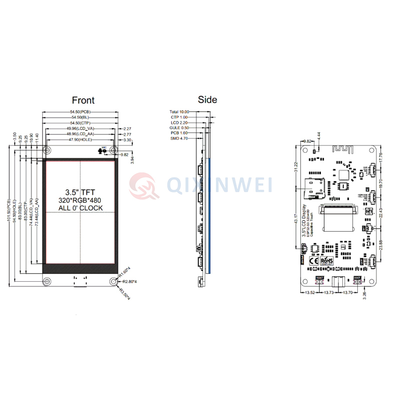 ES3C35P 3.5-inch ESP32-S3 Capacitive Touch Display Development Board 320×480 IPS with Speaker ES3C35P 3.5-inch ESP32-S3 Capacitive Touch Display Board Speaker