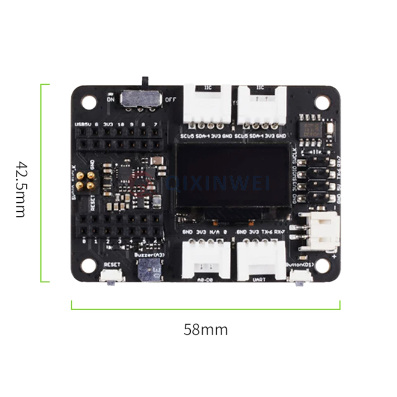 Seeed Studio XIAO Expansion Board 0.96" OLED RTC Mini SD Slot Li-Po Charging Seeed Studio XIAO Expansion Board OLED RTC SD Slot Battery