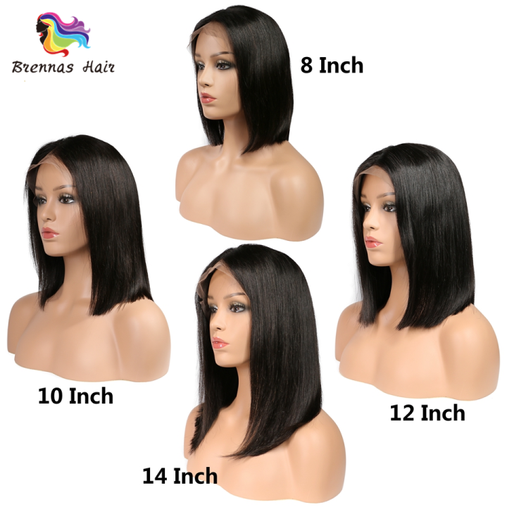 Brennas hair 814inch ombre color 99J 1b/27 Bob Wigs Front Lace