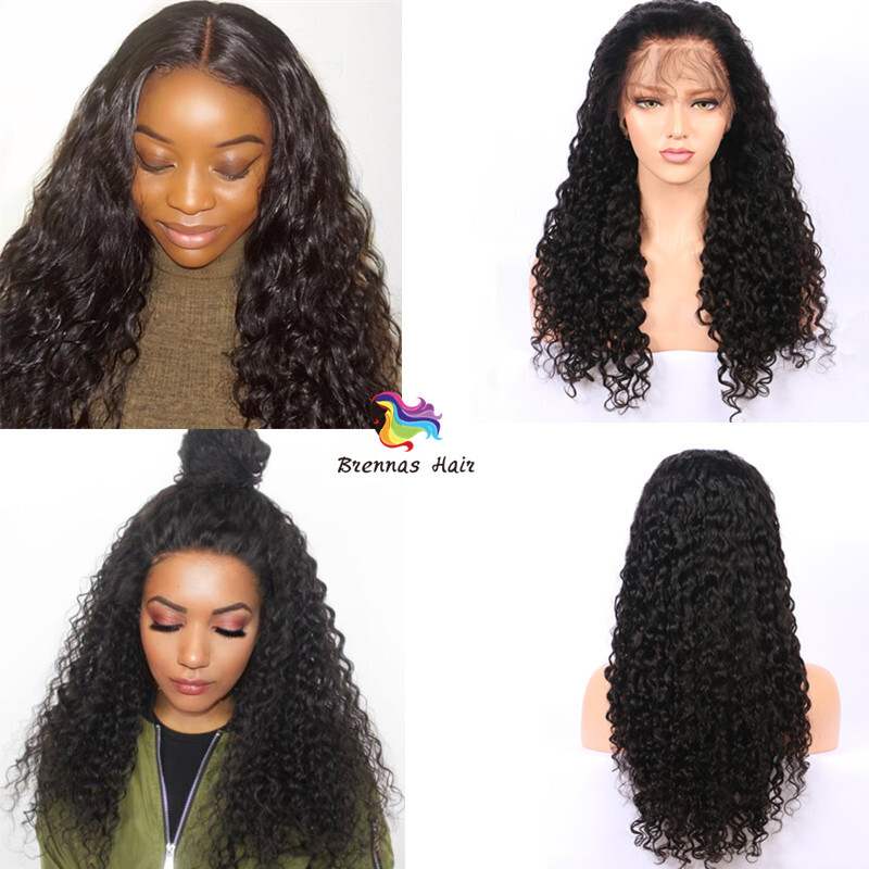 Preplucked Kinky Curly Natural Hair Line Brazilian Human Virgin