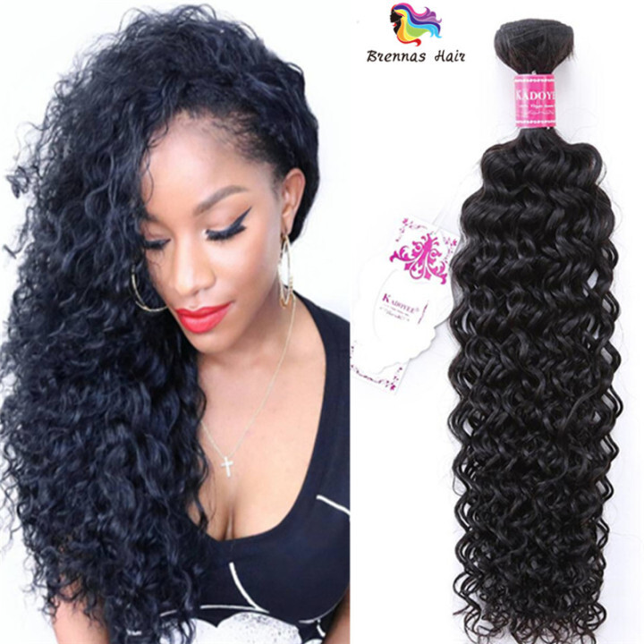 Brazilian Jerry Curly Hair Bundles 3pcs 826inch Natural black Tangle