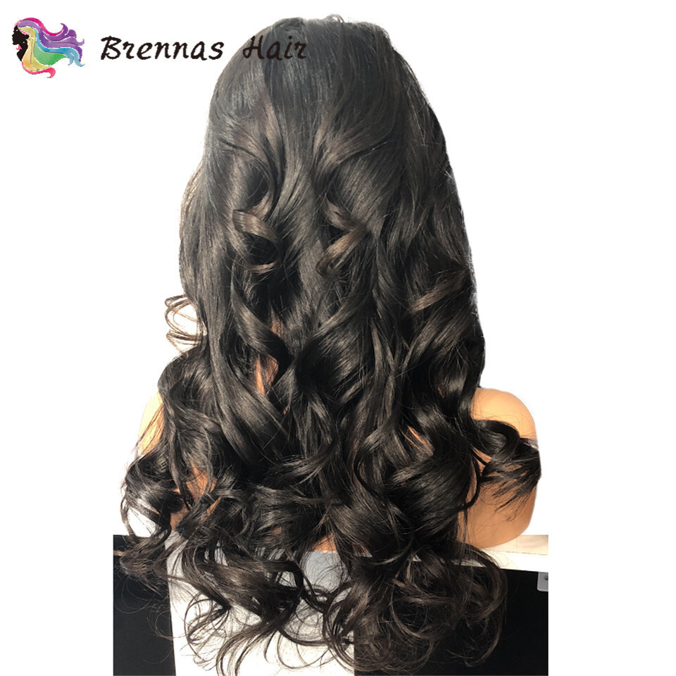 hair with Baby Hair Glueless Body Wave with Bang Human Hair Wig