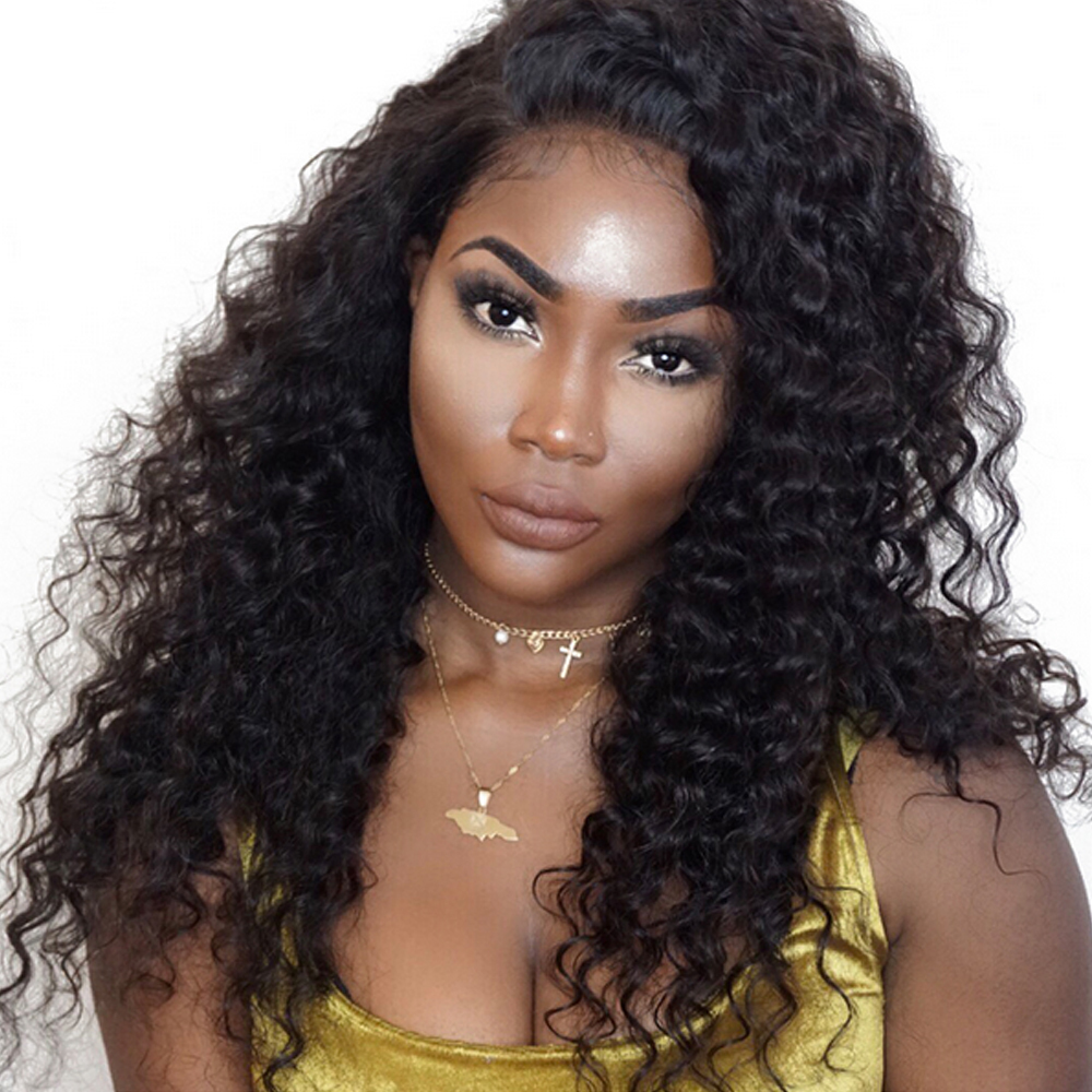 Glamorous Remi Hair Deep Wave Hair 3 Bundles With Closure Virgin