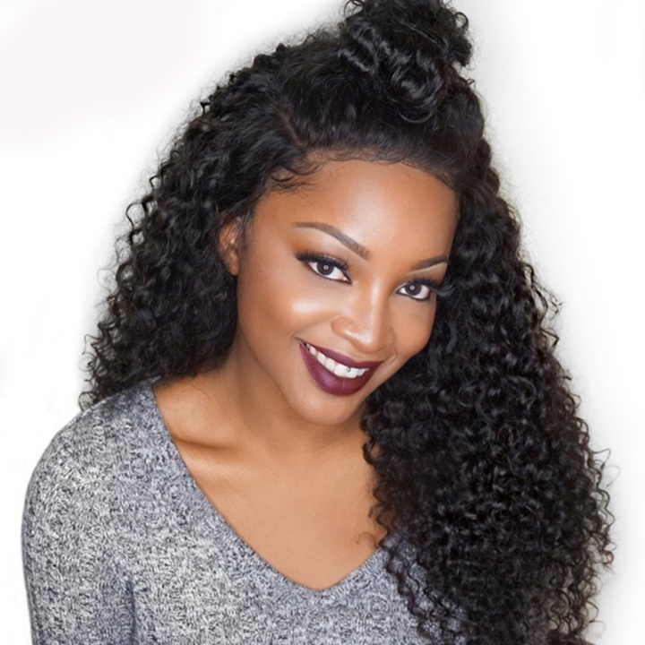 Glamorous Remi Hair Curly Hair 3 Bundles With Closure Virgin Hair