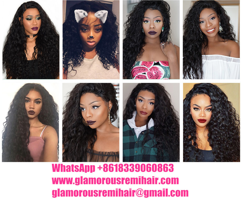 3 Bundles Brazilian Hair Water Wave 100 Human Hair Weave Bundles