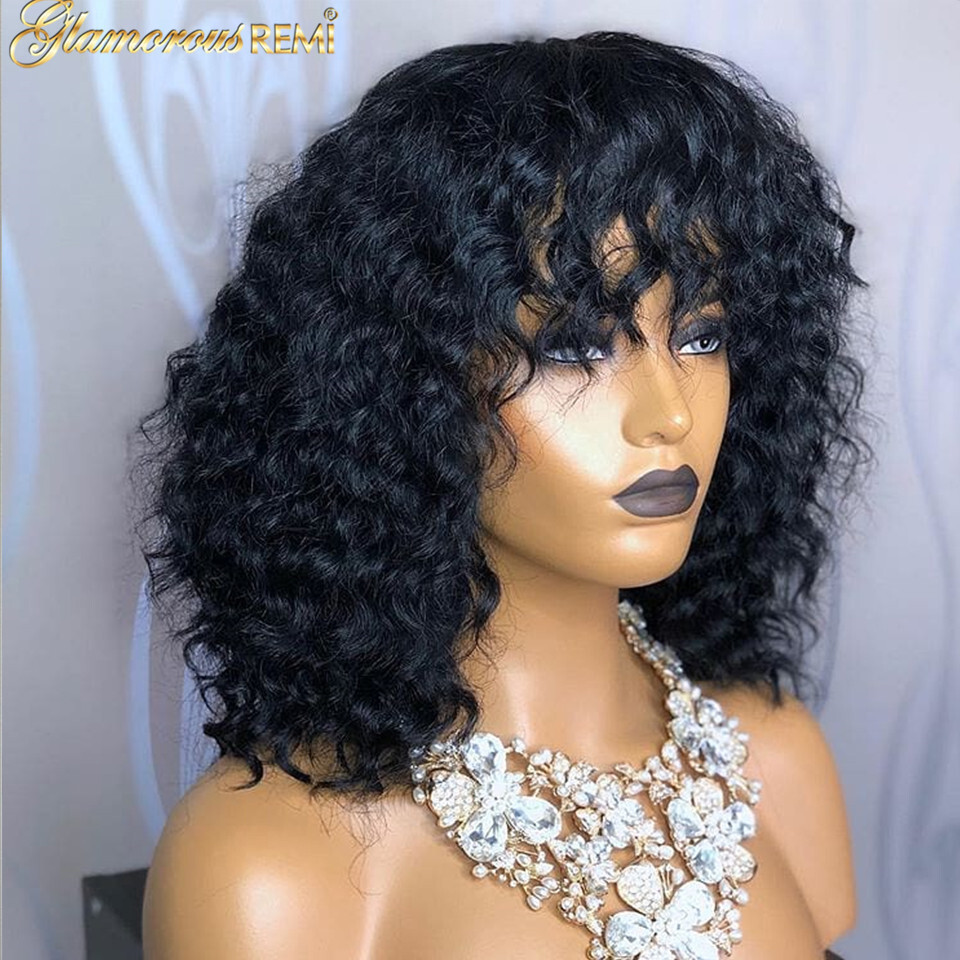 100 human hair lace front wigs