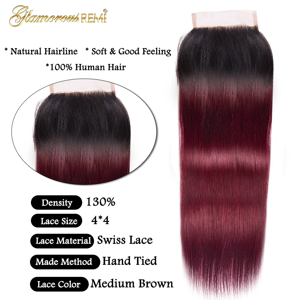 human hair extensions with closure