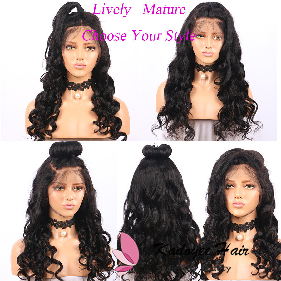 natural black human hair wigs