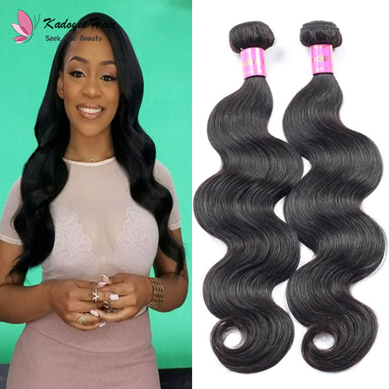Indian Remy Human Hair Weave Bundles Body Wave 8 26inch Virgin