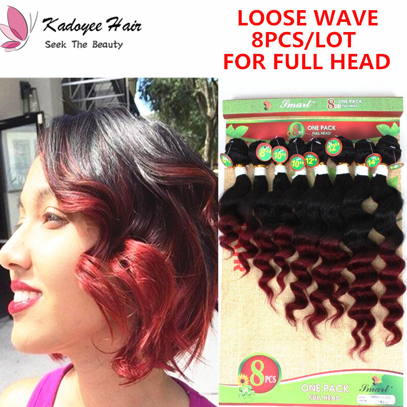 Kadoyee Hair Loose Wave Human Hair Extension Brazilian Virgin Hair