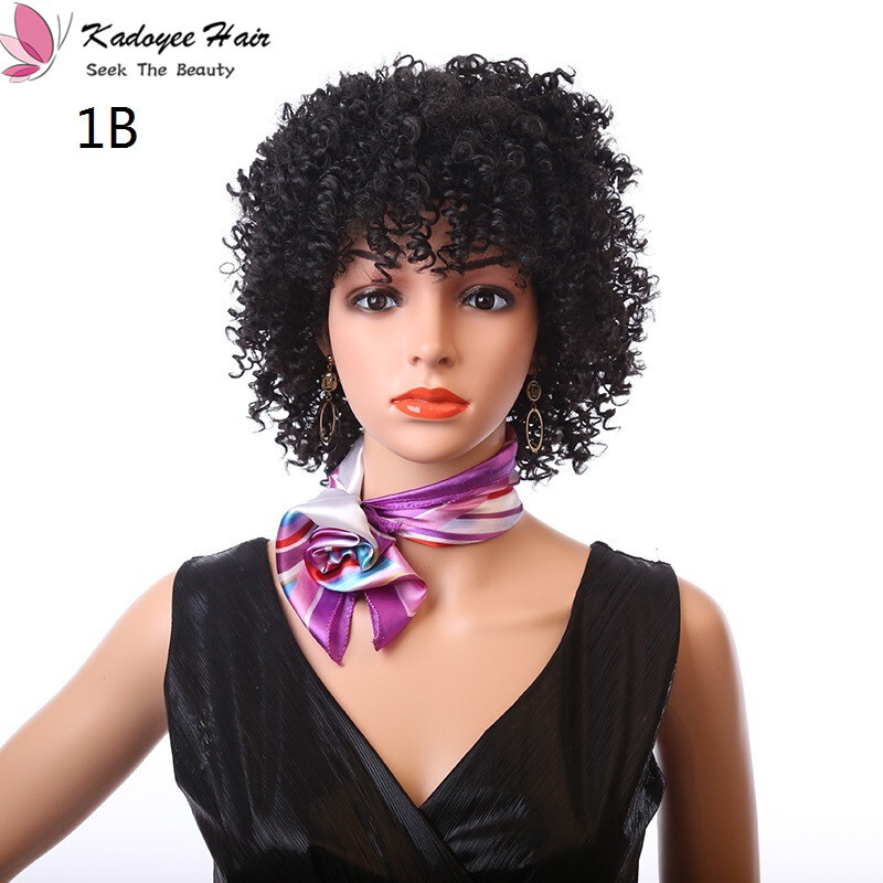 synthetic afro curly wig