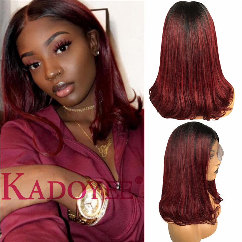 bleached knots lace front wig