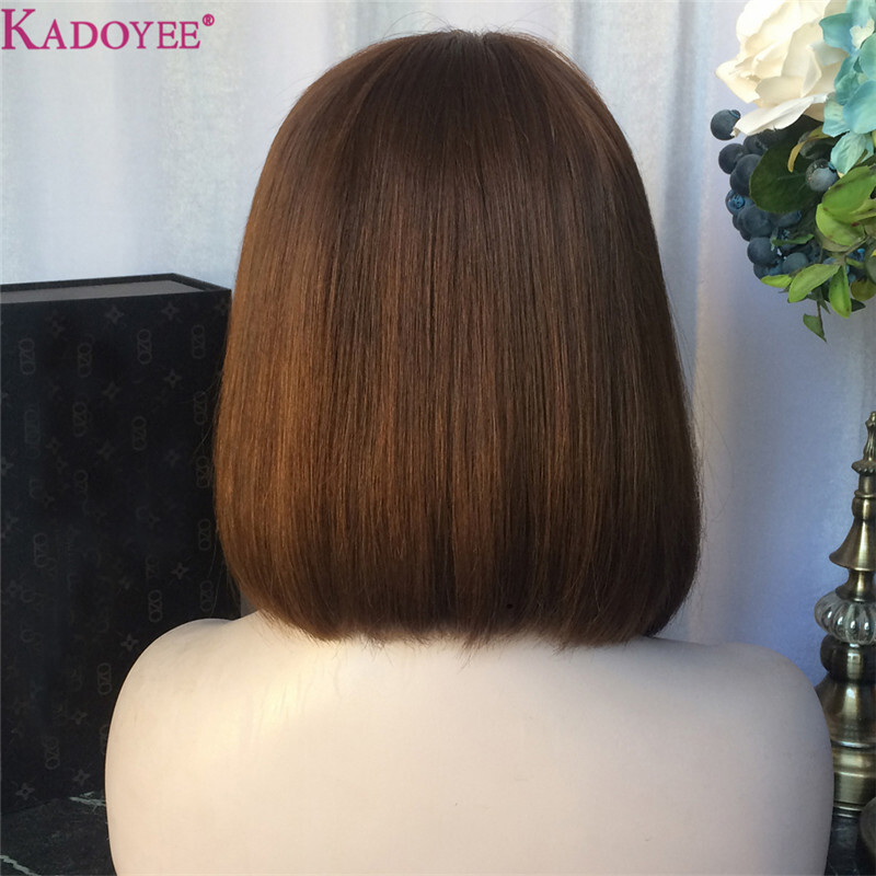 Best Brazilian Lace Front Wigs Human #33 Color Preplucked Bleached