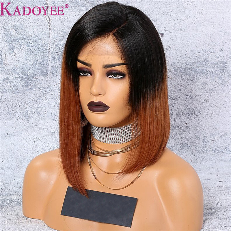 Brazilian Human Hair Lace Front Wigs 1b 30 Ombre Color Preplucked