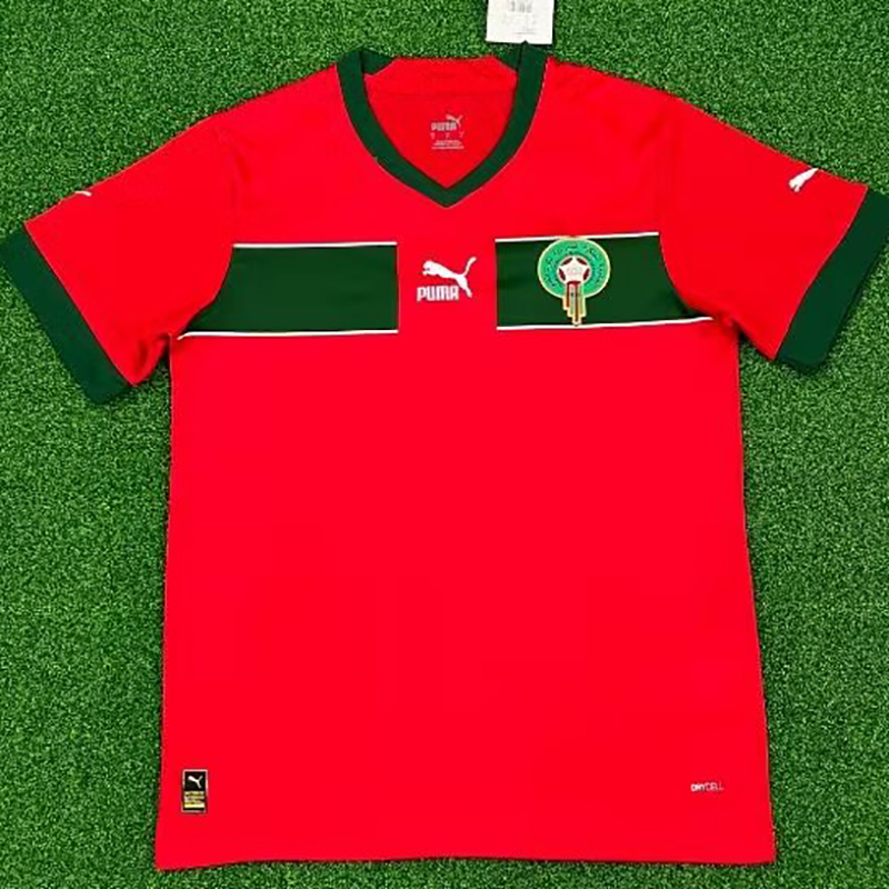 New 2022 Morocco Home Jersey   New 2022 Morocco Home Jersey 1665737712125 0 