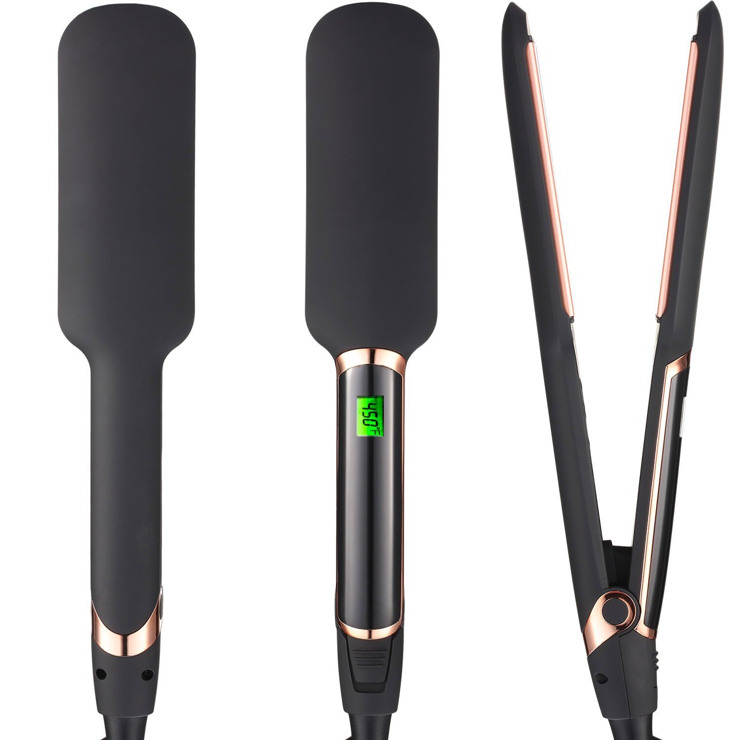 2 Inch Salon Hair StraightenerInfrared Hair Straightener 2 Inch Wide Flat Iron, Ceramic Instant