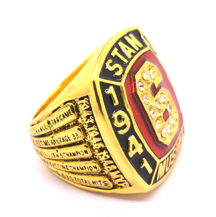 1941 1963 STAN MUSIAL HALL OF FAME SPORT championship ring size 11