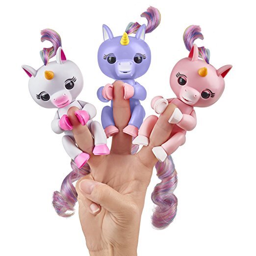 3 Colors Fingerlings Interactive Baby Unicorn GIGI 3 Colors Fingerlings Interactive Baby Unicorn GIGI