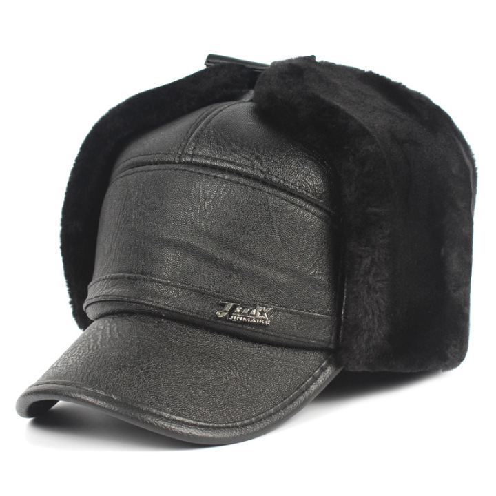 fur lined baseball cap