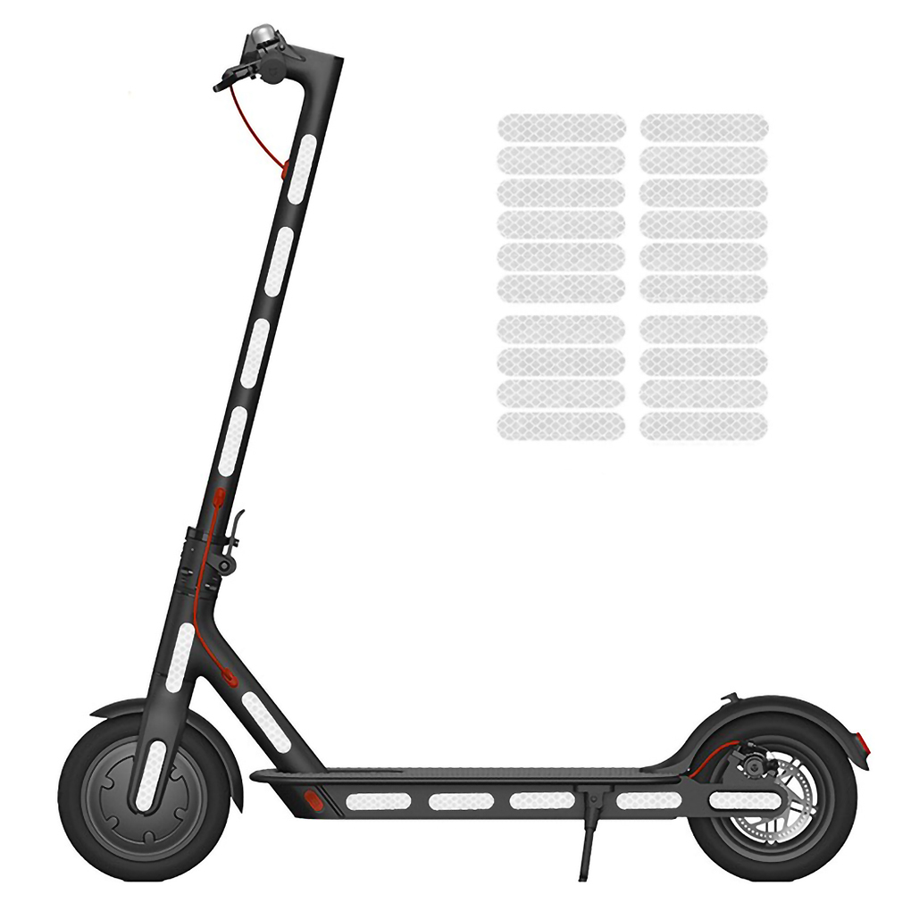 Night Safety Warning Sticker For Ninebot G30 Electric Scooter Reflective Stickers Body Wheel Hub Accessories For Xiaomi M365/Pro 