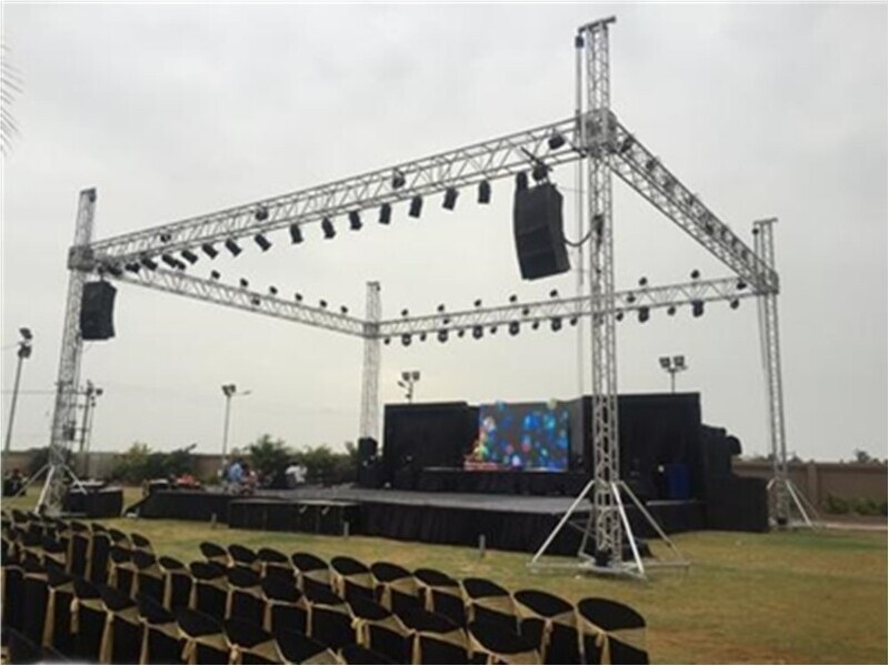 modular portable stage | temporary stage platform | outdoor aluminium stage platform