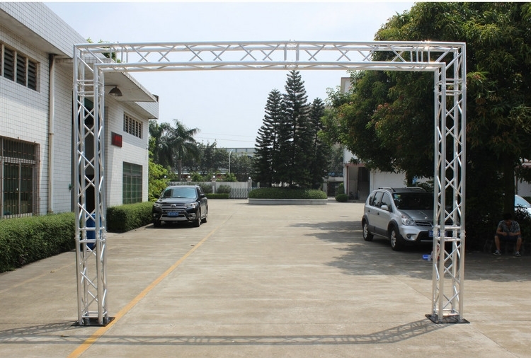 outdoor event lighting truss system | aluminum black lighting truss | aluminum truss system